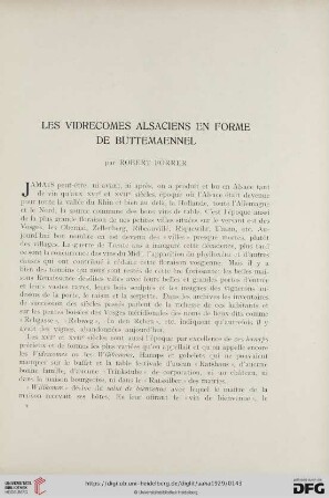 8: Les vidrecomes Alsaciens en forme de Buttermaennel