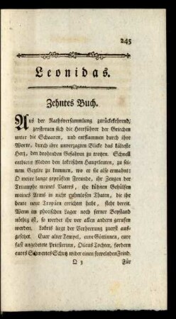 Zehntes Buch