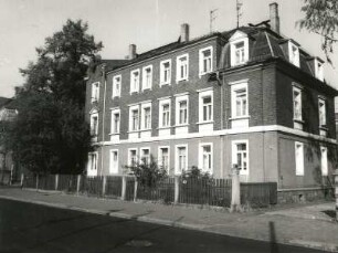 Dresden-Kaditz, Rankestraße 40. Wohnhaus (um 1900). Straßenansicht