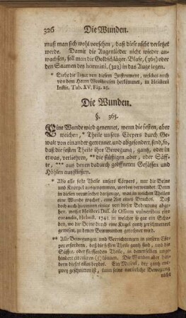 Die Wunden.