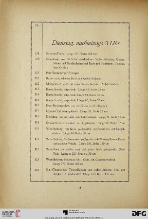 Dienstag, nachmittags 3 Uhr (Nr. 108-254)