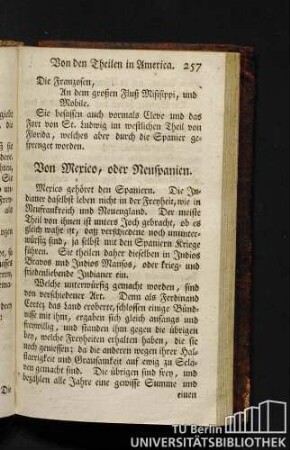 Von Mexico, oder Neuspanien.