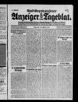 Bad Oeynhausener Anzeiger und Tageblatt. 1912-1934