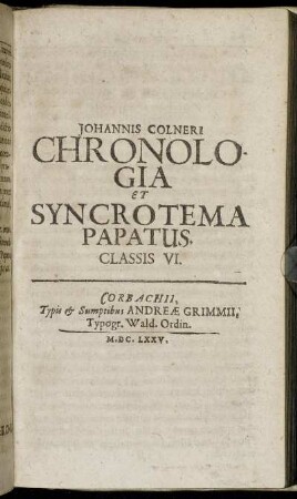 Classis VI. De Dubiosa, Novo, Romanae Ecclesiae, Iustificatione