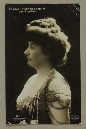 Bildnis von Luise Sophie (1866-1952) Prinzessin von Peußen