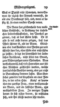 Des Aussehens