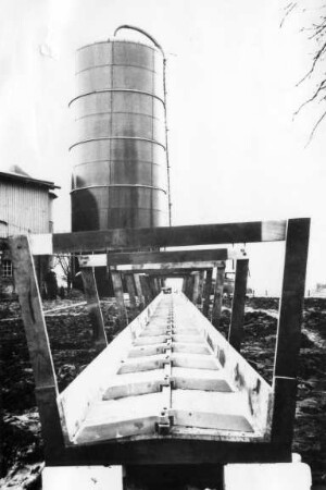 Harvestore mech. Fütterung Schubstange