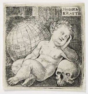 Kind mit Totenkopf