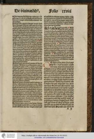De divinatione vero que in somniis sit et dicitur accidere a somnis neque contempnere ydoneum neque suaderi...