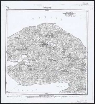 Meßtischblatt 78 : Norburg (Insel Alsen), 1879 : Norburg (Insel Alsen). - Aufn. 1877. - 1:25000. - [Berlin]: Reichsamt für Landesaufnahme, 1879. - 1 Kt.