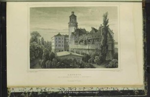 Leipzig. Die Pleissenburg, Caserne & Sternwarte