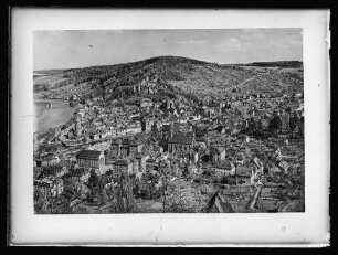 Blick aus Richtung Wartturm auf Wertheim
