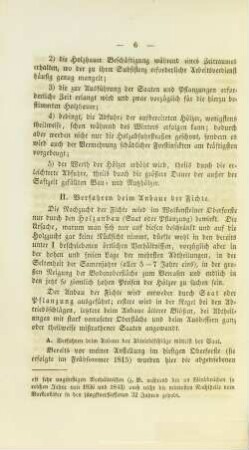 I.2. Verfahren beim Anbaue der Fichte