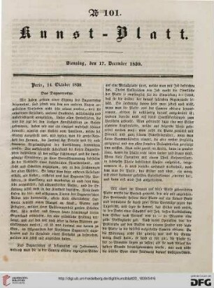 Nr. 101 - 105 (17. Dezember 1839 - 31. Dezember 1839)