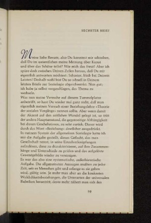 Sechster Brief
