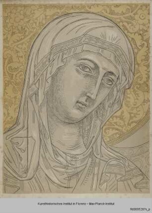 Kopf einer Madonna von Guido da Siena