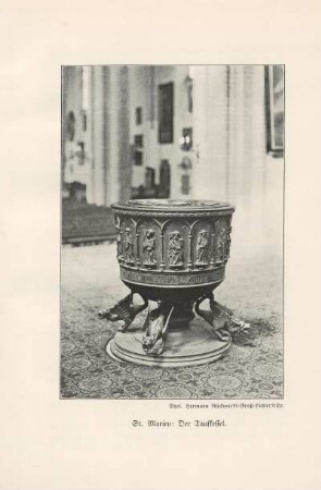 St. Marien: Der Taufkessel