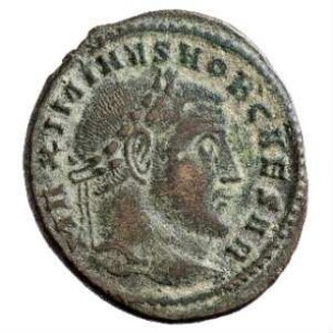 Münze, Follis, 305 n. Chr.