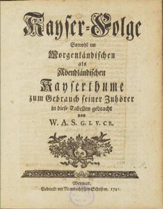 Kayser=Folge