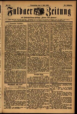 Ausgabe vom Donnerstag, den 09. Juli 1896.