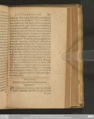 XXXIIII. An tres sint figurae seu formae simplicium syllogismorum?