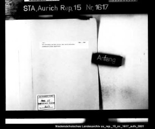 Die Gründung und das Statut der Ostfriesischen Landschaftlichen Sparkasse