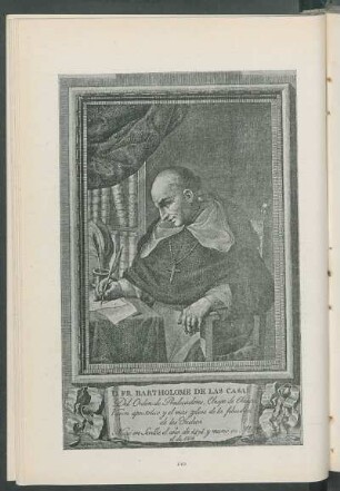 D. Fr. Bartolomé de las Casas. [Retrato]