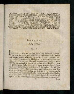 1-5, Introitus.§. I. - §. IV.