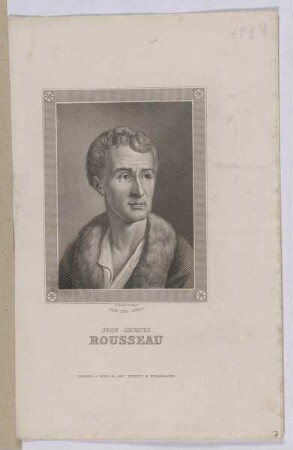 Bildnis des Jean-Jacques Rousseau
