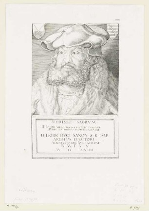 Bildnis Friedrich der Weise, Kurfürst von Sachsen