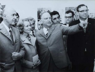 Kurt Hager : Eröffnung der Gemäldeausstellung von Clara de Jong im Berliner Club der Kulturschaffenden