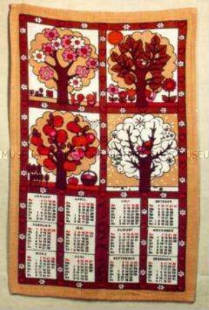 Wandkalender (Mehrzwecktuch)
