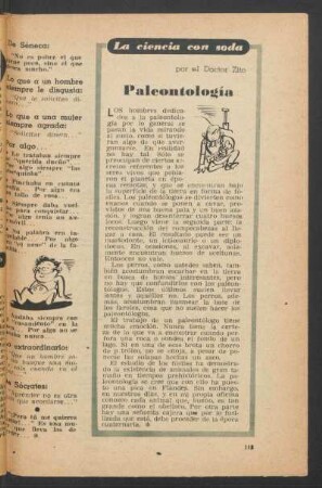 Paleontología : La ciencia con soda