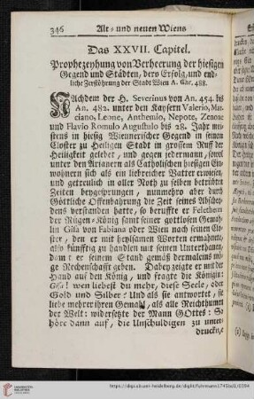 Das XXVII. Capitel