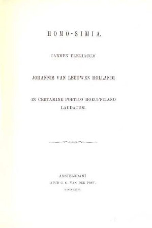 Virginis maturioris querelae : Elegia Petri Esseiva praemio aureo ornata. Accedit Elegia Ioannis Van Leeuwen