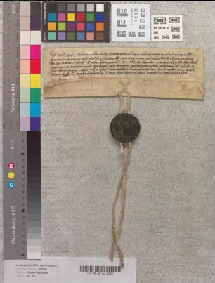 Das Kloster Beckum vergleicht sich mit dem Kloster Marienfeld über eine den von Elen schuldige Geldsumme (betrifft den Kauf des Hofes Lovinchusen), welche Everhard von Elen an das Stift abgetreten hatte.
