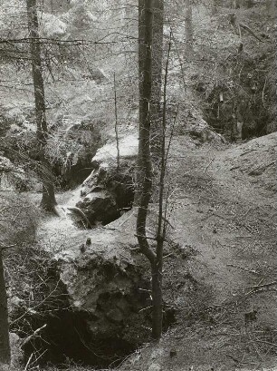 Schacht und Zugänge, Zinnklüfte Saubachtal