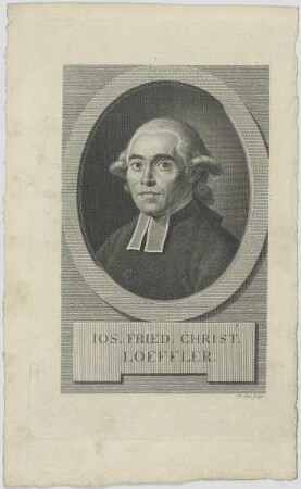 Bildnis des Ios. Fried. Christ. Loeffler