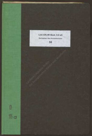 Die evangelischen Kirchenvorsteher, Presbyterien, Repräsentanten
