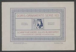 Doris-Ornamente Serie 163, 50. Oktav-Folge