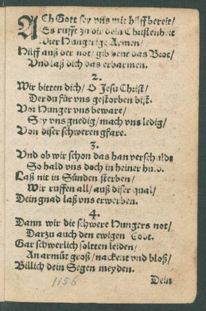 ACh Gott sey vns mit hilffbereit/ || Es rufft zu dir dein Christenheit ||