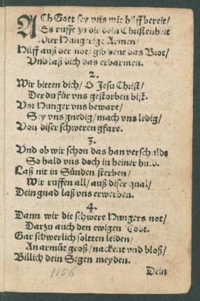 ACh Gott sey vns mit hilffbereit/ || Es rufft zu dir dein Christenheit ||