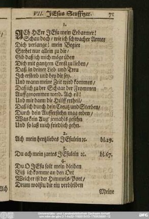 [VII. Jesus Seufftzer.]