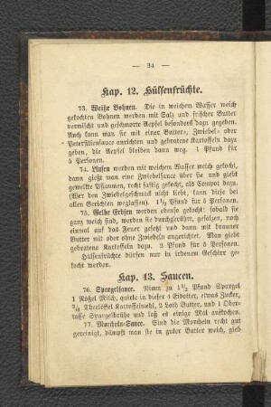 Kap. 12. Hülsenfrüchte.