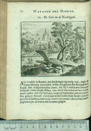 71. De Gier en de Nachtegael.