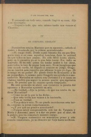 IV - En completa rebelión