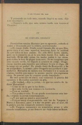 IV - En completa rebelión