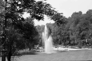 Bad Bellingen: Springbrunnen im Kurpark