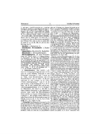 Altersliste s. Altersgrenze A.