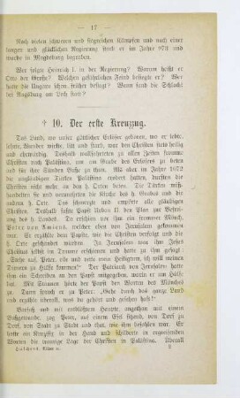 10. Der erste Kreuzzug